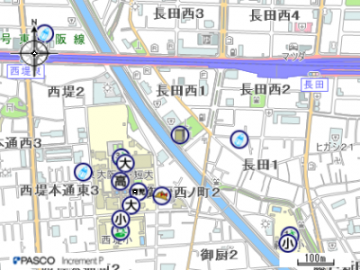 楠根斎場の地図はこちらをクリック