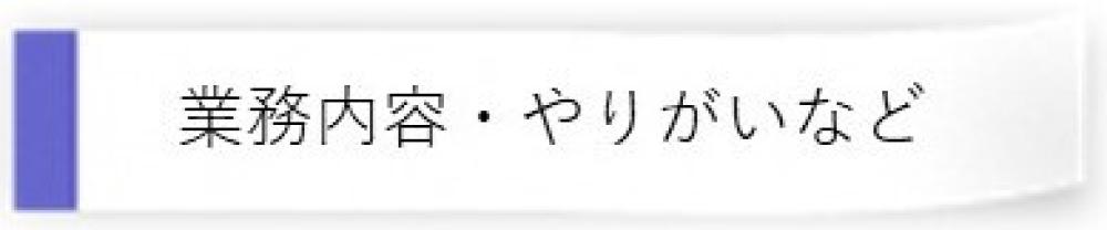 業務内容・やりがい